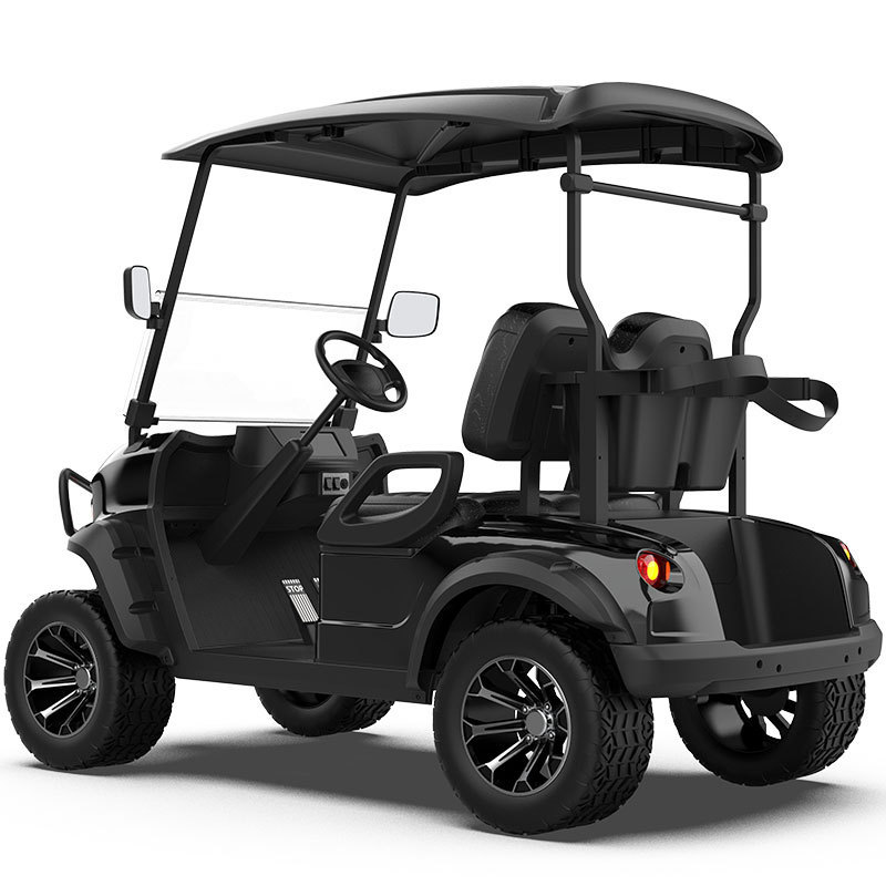 2023 New Pink Black Custom 4 Seat 6 Passenger Club Car Put in Bay Electric Golf Carts with 6 Volt Golf Cart Batteries