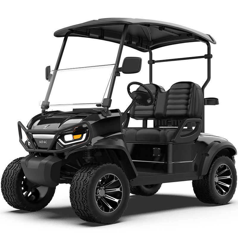 2023 New Pink Black Custom 4 Seat 6 Passenger Club Car Put in Bay Electric Golf Carts with 6 Volt Golf Cart Batteries