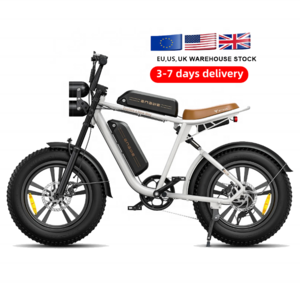 US EU UK Ready To Ship 13/26AH 750W Electric Motorcycle 20 inch Fat Tire Ebike engwe M20 Dual Suspension Mountain Bike