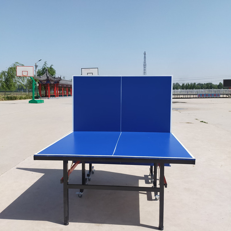 Portable Table Tennis Training  Foldable Indoor Outdoor Oem Fold Up Pingpong Table With Wheels