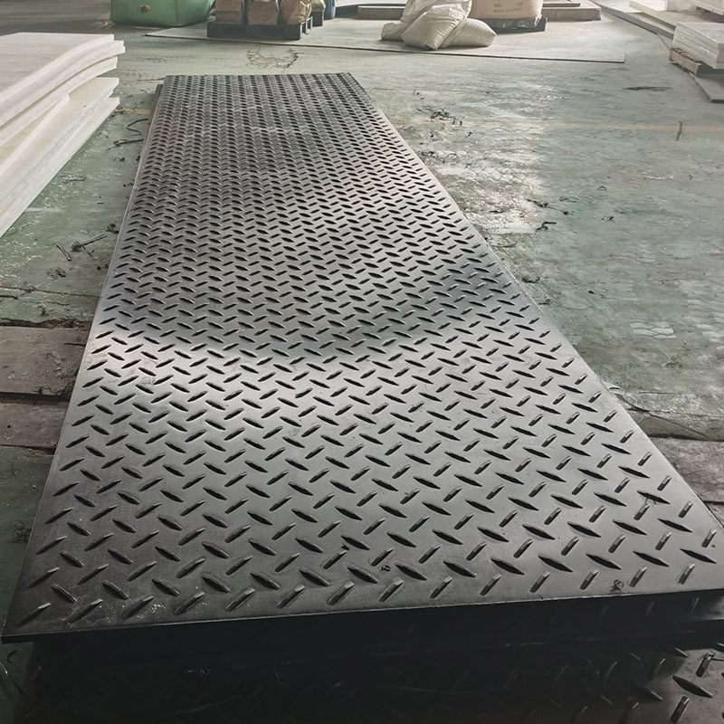 Factory direct sale 1220x2440mm HDPE high density PE plastic ground protection road mat for swamp