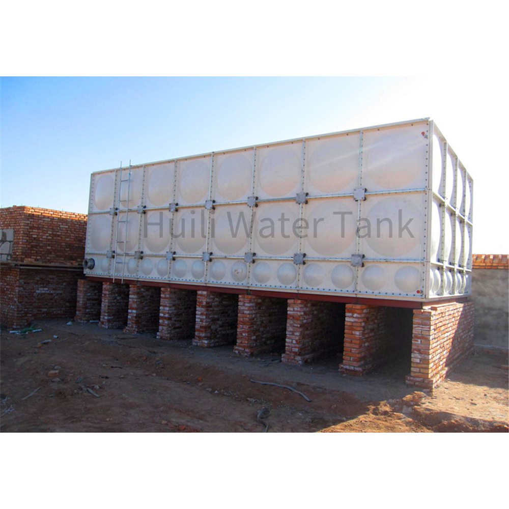 FRP GRP Modular Assembled 1000 ltr Square Shape Water Tank PVC Plastic Rain Water Tanks in the Philippines