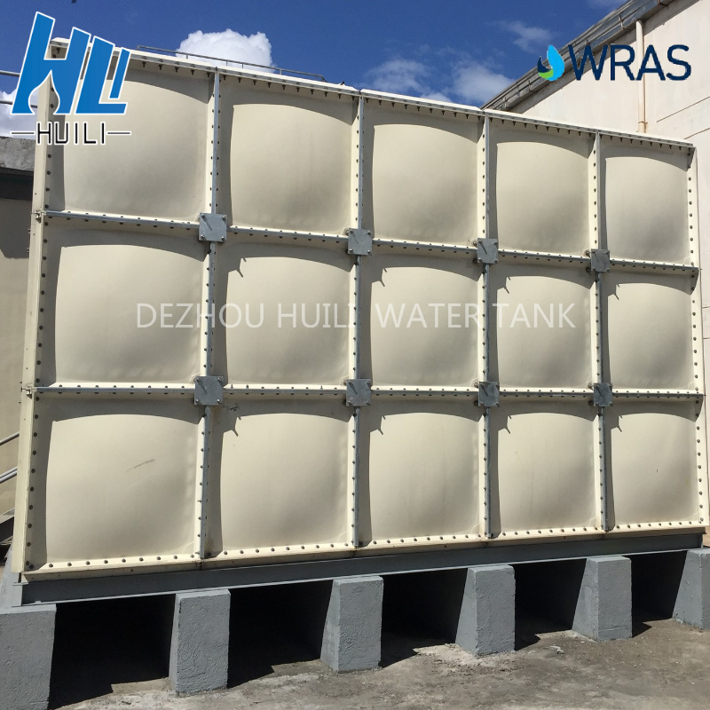 High Quality Modular Sectional FRP GRP SMC Water Tank Fiberglass 10000 Liter Water Reservoir Storage Tank for Rainwater