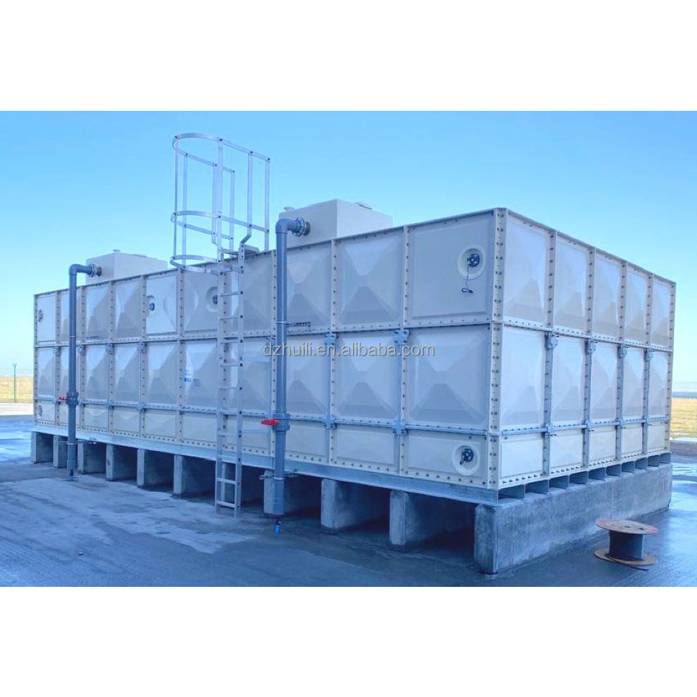 Fiberglass Water Tank Plastic Storage Water Treatment Machinery 50 Gallon 1500 Litre 500 1500 m3 Water Tank