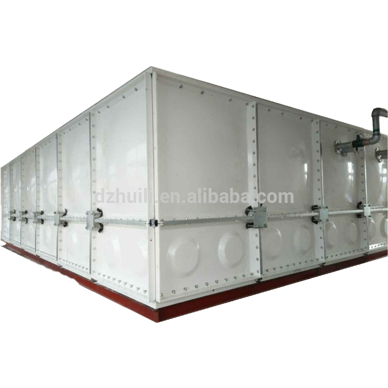 High Quality Modular Sectional FRP GRP SMC Water Tank Fiberglass 10000 Liter Water Reservoir Storage Tank for Rainwater