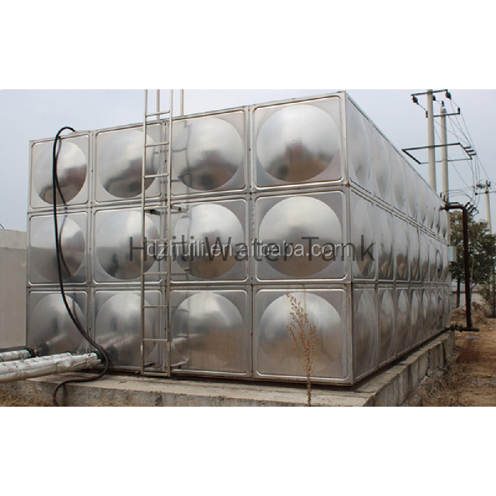 Hot Sale Stainless Steel Prefabricated 5000 Liters Water Storage Tanks Sectional Modular Drinking Water Tank