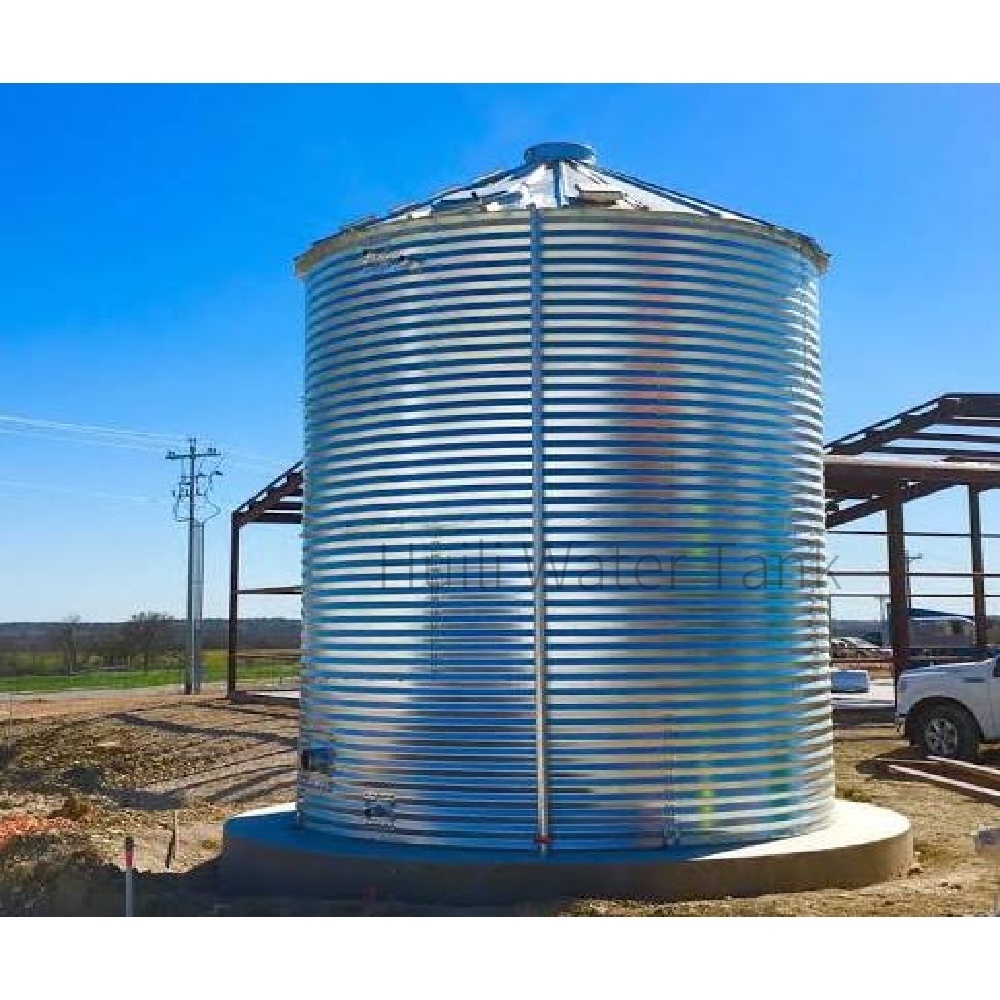 Rainwater Collection Tank Round Water Tank Galvanized Corrugated Steel Tank Round Water Treatment Machinery