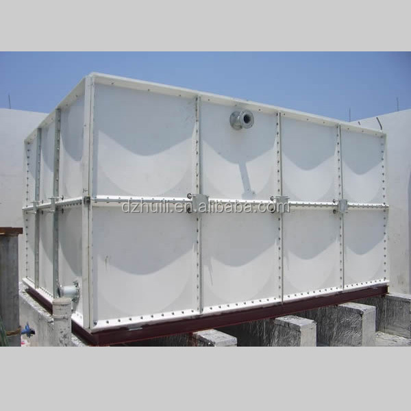 WRAS Approved GRP Panel Water Tank Fiberglass Serbatoio Acqua 15000 Litri 5000 Liter 15000 Gallon Water Tank SMC