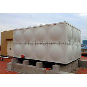 High Quality Modular Sectional FRP GRP SMC Water Tank Fiberglass 10000 Liter Water Reservoir Storage Tank for Rainwater