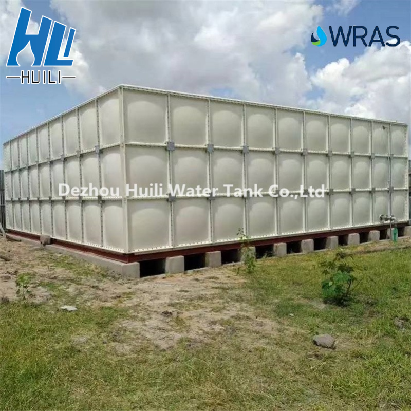 High Quality Modular Sectional FRP GRP SMC Water Tank Fiberglass 10000 Liter Water Reservoir Storage Tank for Rainwater