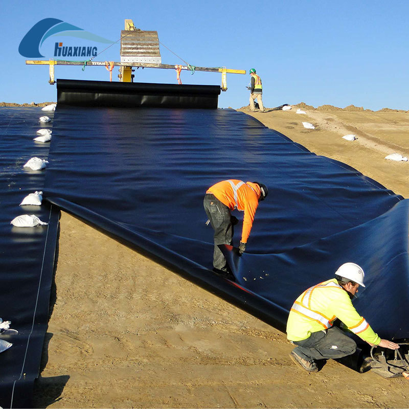 2 mm 1.5mm Geomembrane HDPE PVC Membranes Price 500mil for Landfills