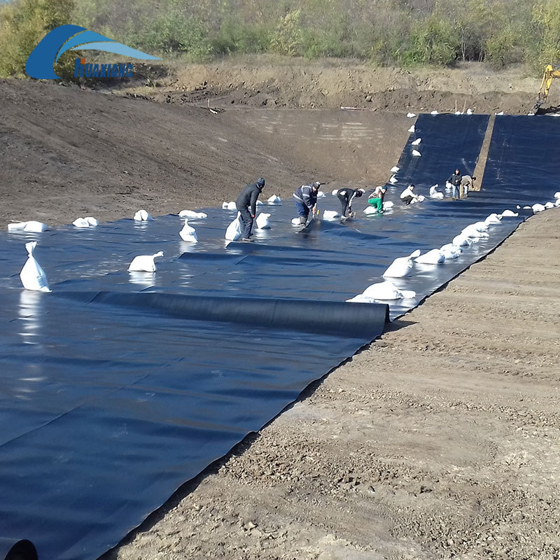 2 mm 1.5mm Geomembrane HDPE PVC Membranes Price 500mil for Landfills