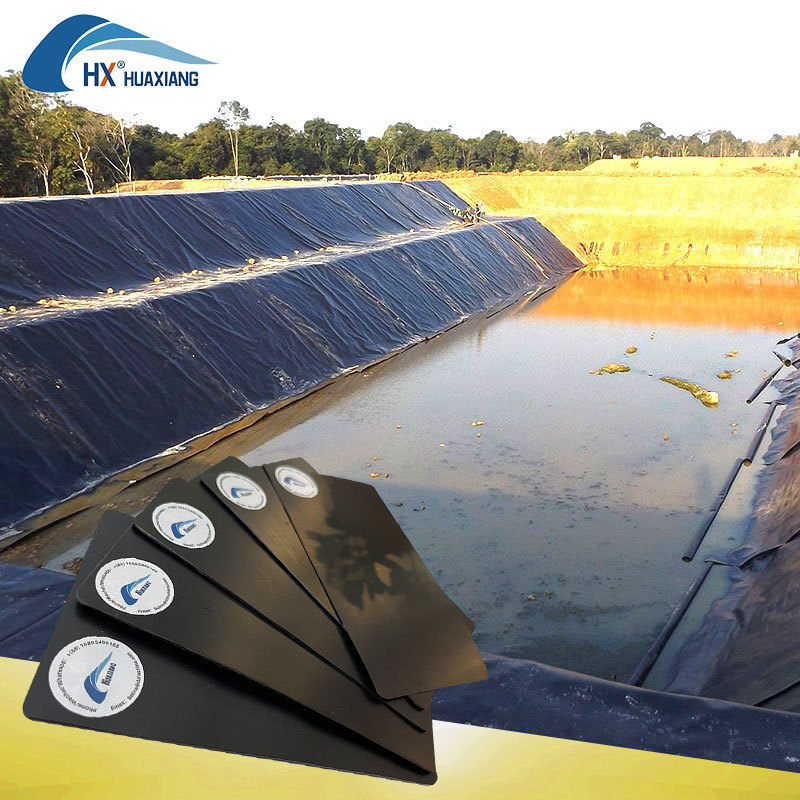 HDPE PVC 1mm Dam Pond Liner Landfill Biodigester Liners Geomembrane