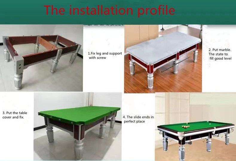 2022 Natural Slate Wholesale Price Sports Indoor Game Commercial Chinese Snooker Table pool table game table billiard for sale