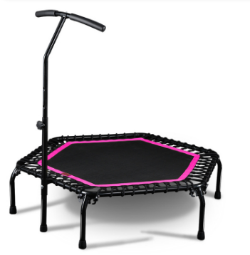 Gymnastic Trampoline Equipment 45 Inch Indoor Outdoor Gym folding Inflatable Mini Jump Trampolines with Handle