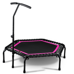 Gymnastic Trampoline Equipment 45 Inch Indoor Outdoor Gym folding Inflatable Mini Jump Trampolines with Handle