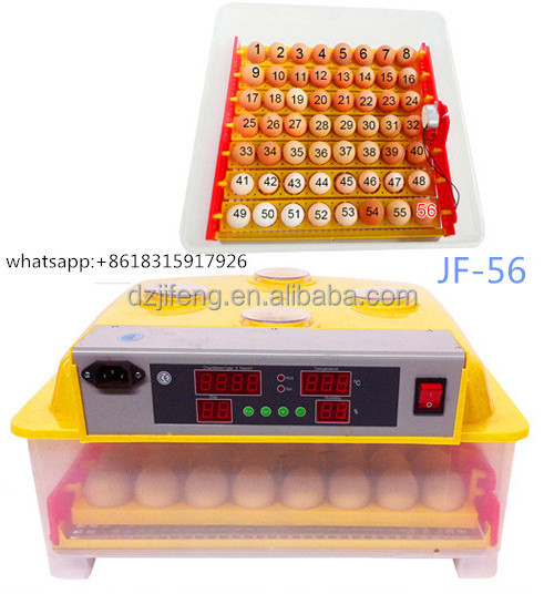 JF- 56 98% high haching rate CE approved new mini automatic incubator Jifeng factory Capacity 56 eggs