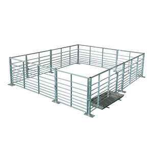 factory direct sail pig farm equipment pig fattening pen finishing crates galvanized steel stall animal cage pig cage