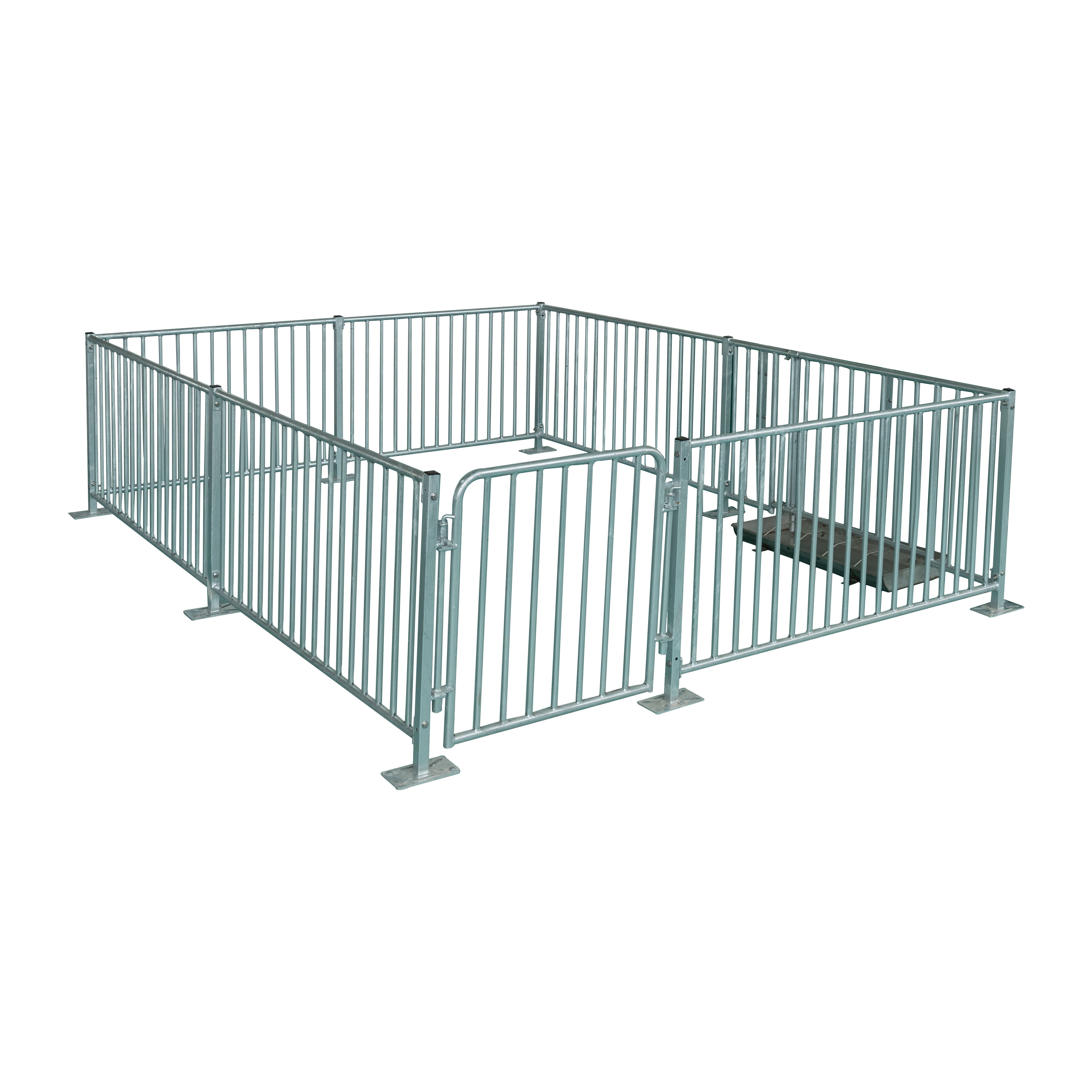 factory direct sail pig farm equipment pig fattening pen finishing crates galvanized steel stall animal cage pig cage