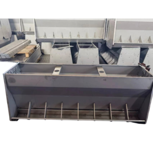 Customized Size Automatic Square Pig Trough Water Bowls Stainless Steel Feeding Trough for Pigs