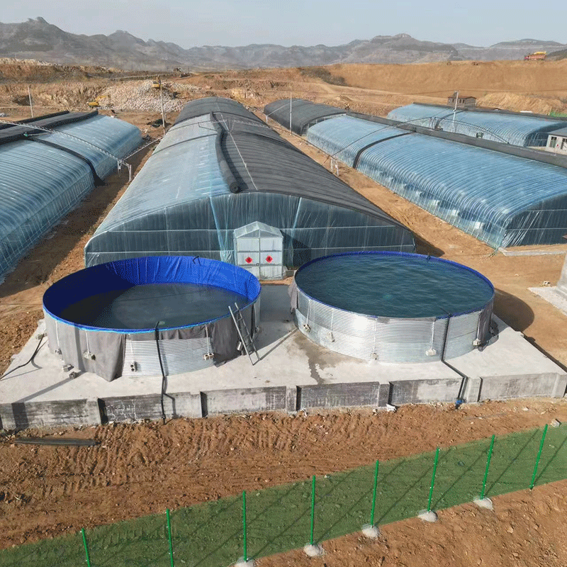 PVC Foldable Commercial Aquaculture Fish Tank Coated Waterproof PVC Fish Farming Tanks