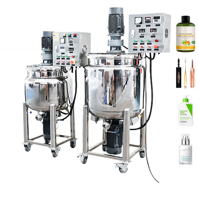 DZJX Liquid Soap Detergent Stainless Steel Electric Heating Mixer Price Perfume Mixing Tank With Agitator