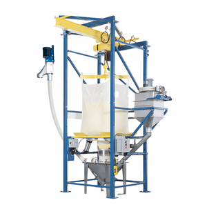 DZJX Big Bag Dumping Station Coffee Bean Bulk Bag Unloader System Bulk Bag Cement 1000 Kg Unloading Station