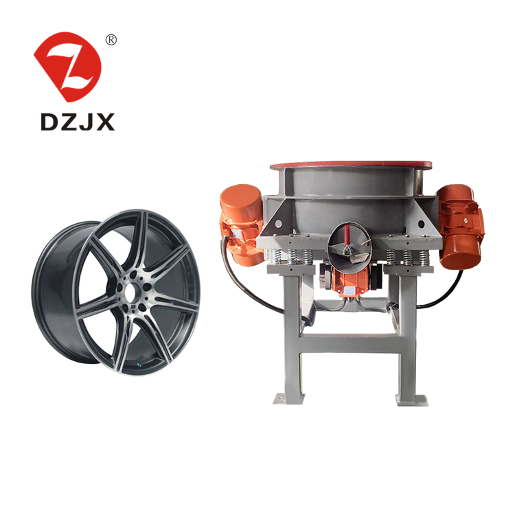 industrial automatic car wheel retreading tire buffing  vibration vibratory polishing deburring machine