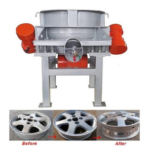 Used Alloy Wheel vibrator vibrating polishing machine/automatic retreading tyre buffing machine for sale