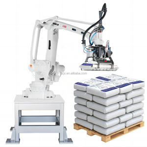 DZJX Robot Palletizing Suction Gripper Boxes Robot Palletizer Machine For Carton Box Pallet Bottle Water Cobot