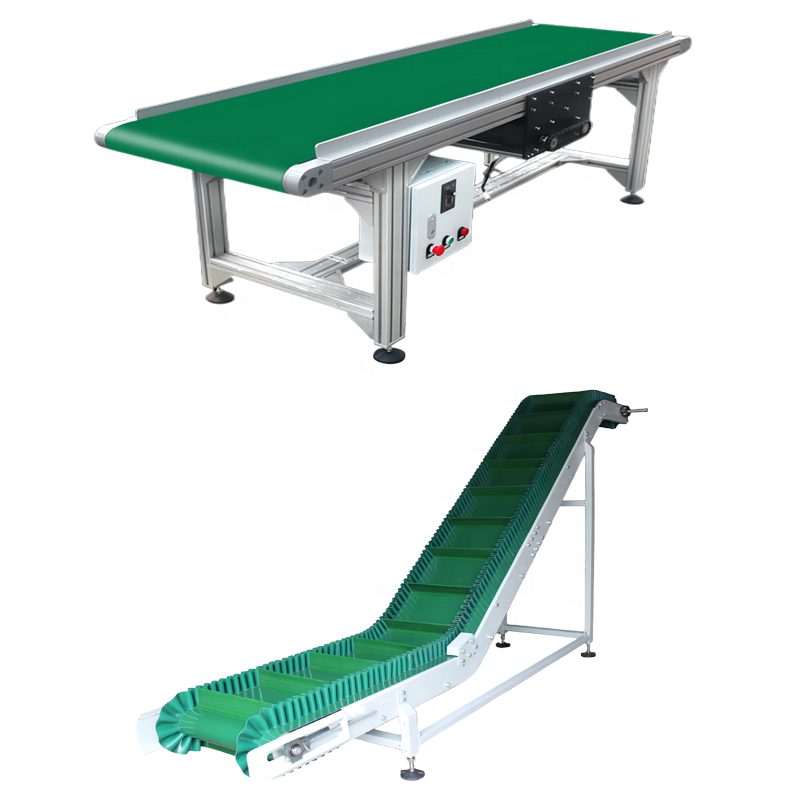 DZJX Treadmill Conveyor Belt For Packaged Products With Hyper Tape Sway Switch Portable Unloading Belt Conveyor