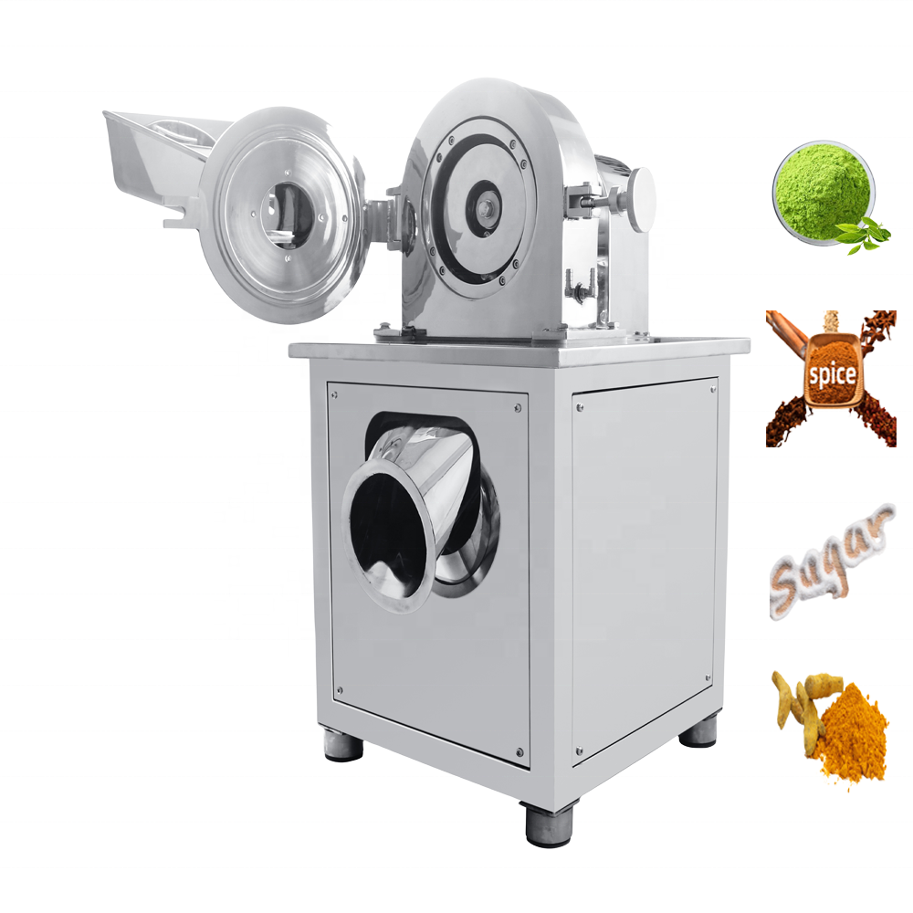 DZJX Best Price green tea leaf grinding machine sugar grinder large food grade stainless steel grinding machine