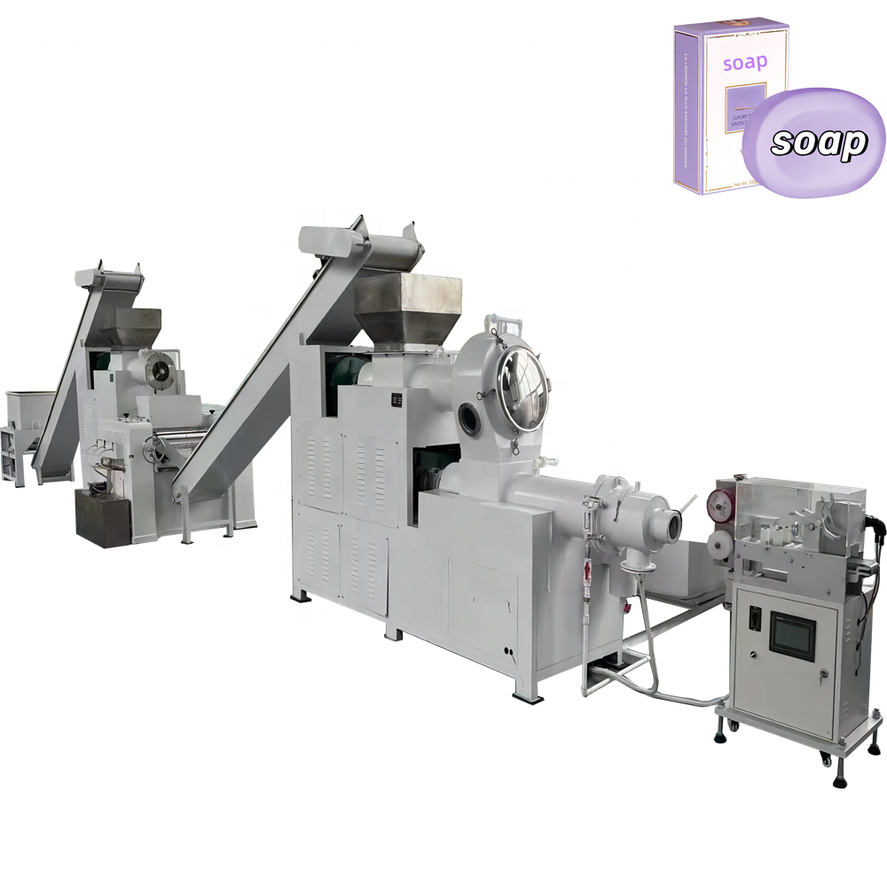 DZJX Fully Automatic Bar Soap Making Machine For Lemon Flavour Essence Soap Bath Soap Production Line