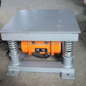 Electrical Equipment Concrete Vibrating Table Vibrator/ Concrete Mould Shaker Table China Engine Vibrator High Manganese Steel