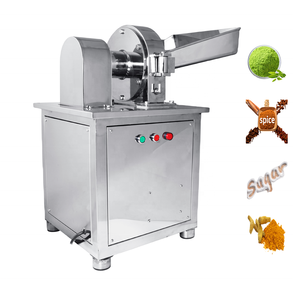 DZJX Best Price green tea leaf grinding machine sugar grinder large food grade stainless steel grinding machine