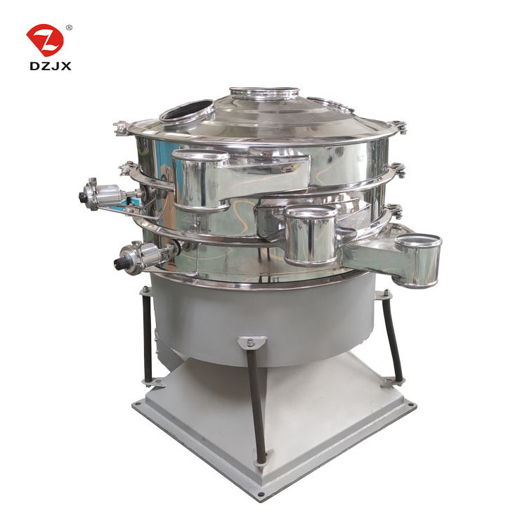 DZ big capacity high precision industrial food grade pollen wheat flour powder swing tumbler sieve screen sifter machine