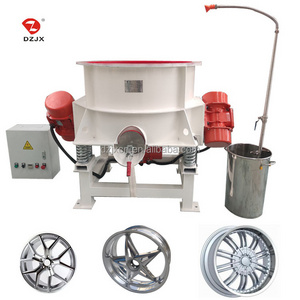 DZ auto vibratory truck wheel rim polish refurbish ceramic polishing machine