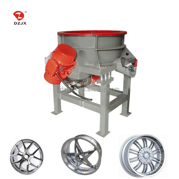 DZ auto vibratory truck wheel rim polish refurbish ceramic polishing machine