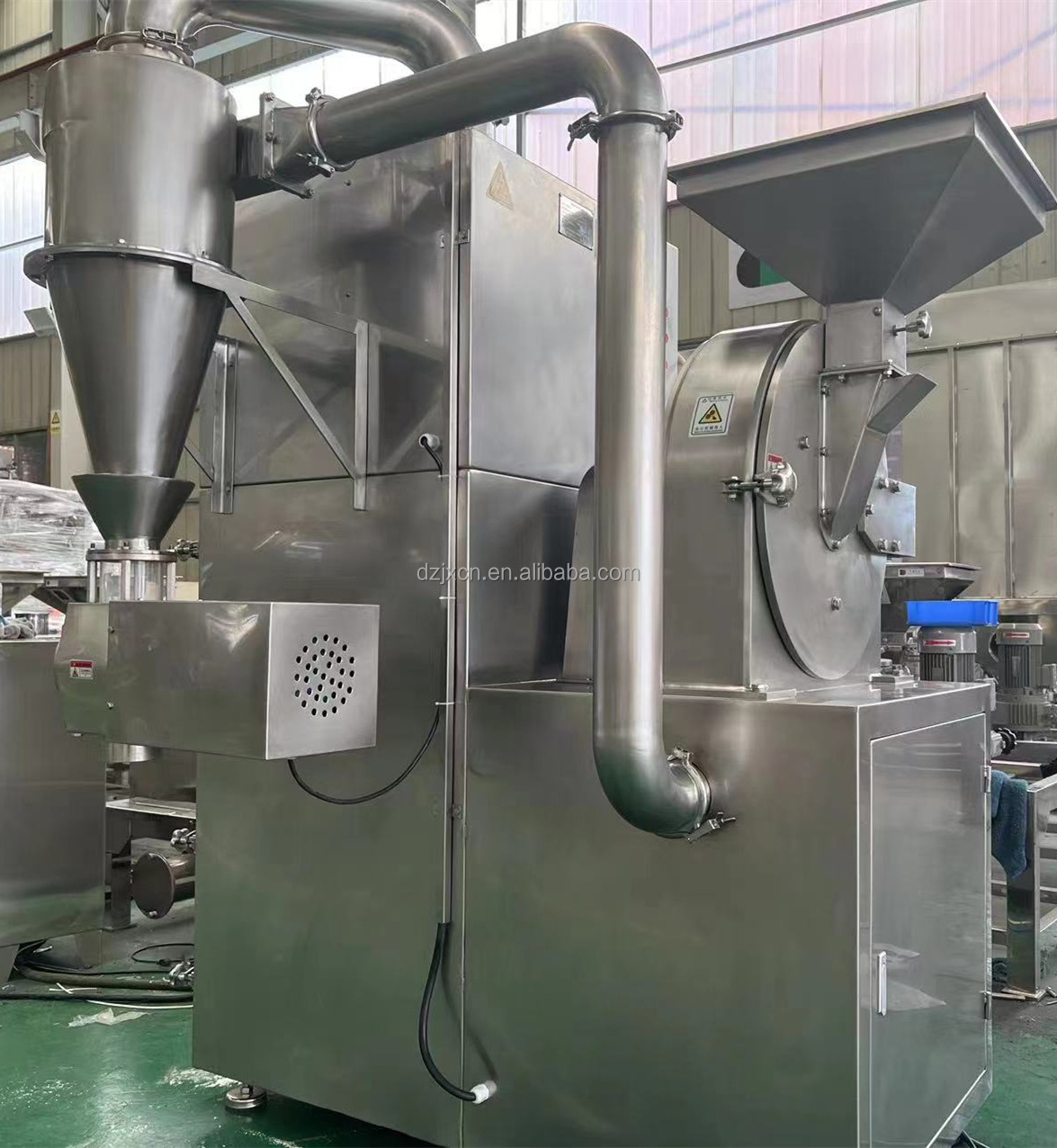 DZ automatic stainless steel cryogenic spice grinding machine black pepper fresh chilli crusher pulverizer