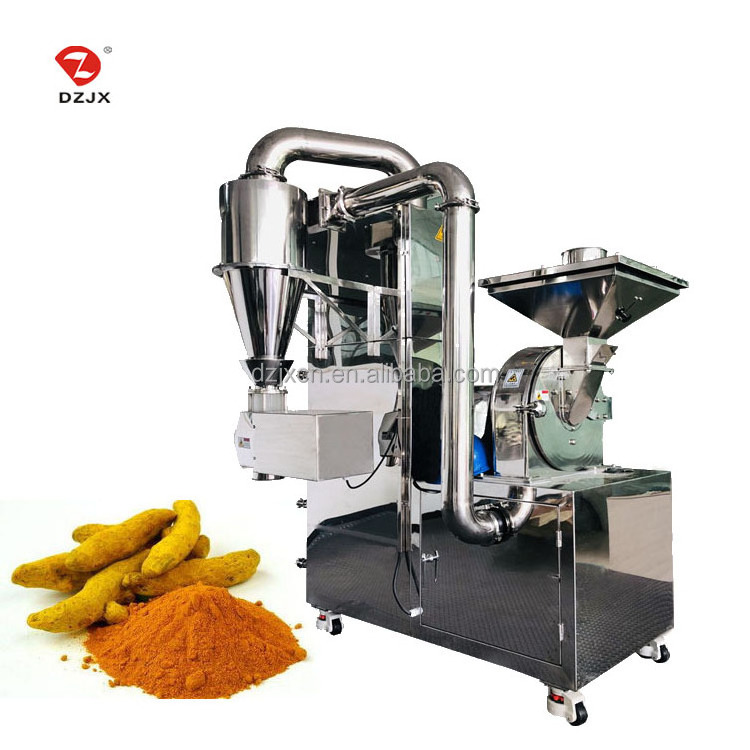 DZ automatic stainless steel cryogenic spice grinding machine black pepper fresh chilli crusher pulverizer