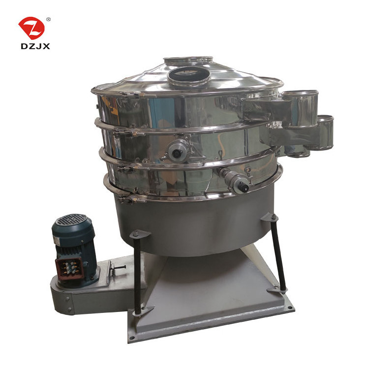 DZ big capacity high precision industrial food grade pollen wheat flour powder swing tumbler sieve screen sifter machine