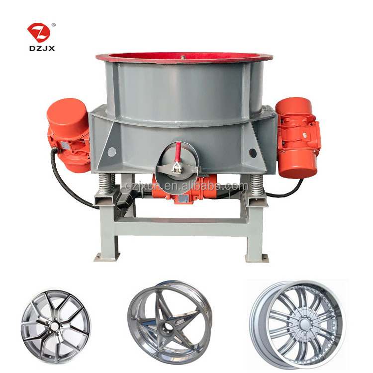 DZ auto vibratory truck wheel rim polish refurbish ceramic polishing machine