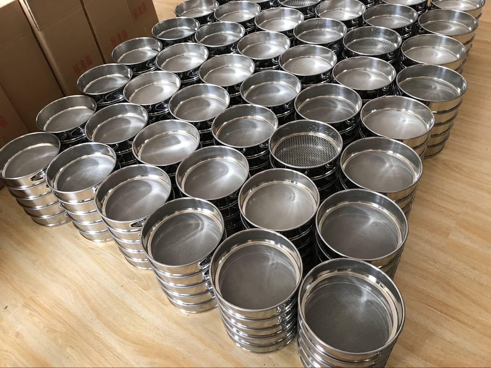 DZ 1-8 layers Stainless steel 200mm standard Precious metal powder test sieve shaker