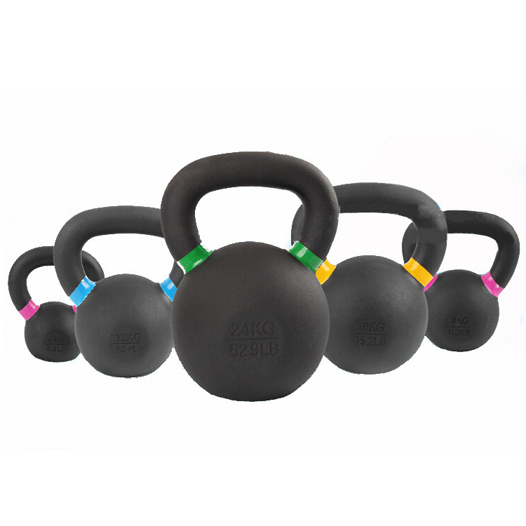 8kg12kg16kg28kg32kgPersonalizado Ketlebell Kettelbell 40kg 10kg 14 Kg Kettle Bell Set Powder Coated Cast Iron Kettlebell