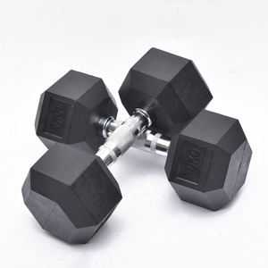 Hex Rubber dumbbells Dumbbell rack set LB made