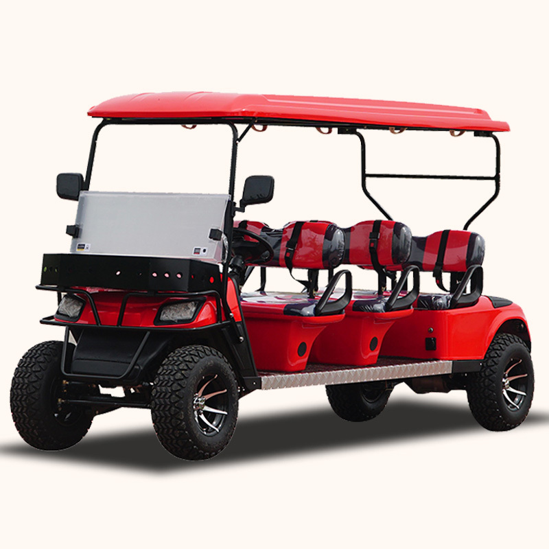 electric golf cart handicapped wheelchair 4 seats high quality LED lights Japan motor USA Controller battery Italy axle