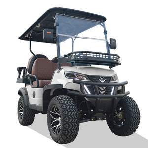 High-Power Range Street Legal Electric Lithium Golf Cart\China 4 seater cheap sightseeing scooter 2 seater electric golf cart