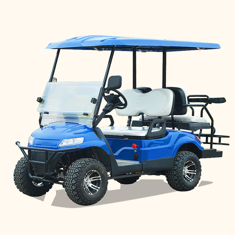 Cengo NL-JA4+2 Golf Carts Gas Powered Electric Vehicle Sightseeing Bus & Car 6-seater Golf Carts for sale Tourist Sightseeing