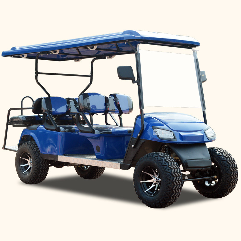 2023 customized off-road 60V lithium battery hunting buggy best electric golf push cart