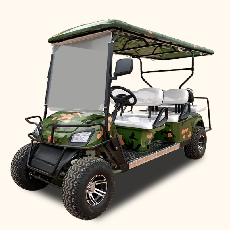 2023 customized off-road 60V lithium battery hunting buggy best electric golf push cart